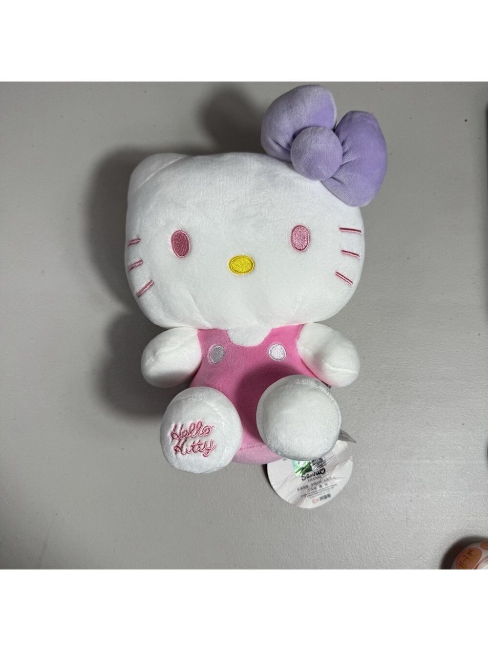 A49 Official Sanrio Surof Hello Kitty Pink Purple Plush 10" Stuffed Toy Lovey